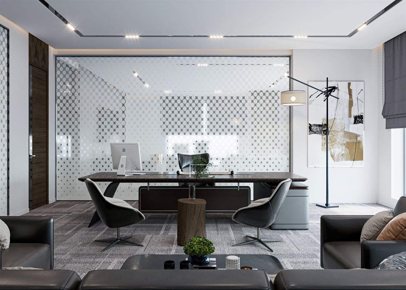Workplace zoning and circulation, office fit-out